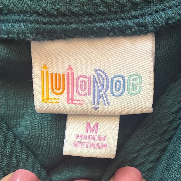 LuLaRoe Teal Pencil Skirt - Picture 2 of 4